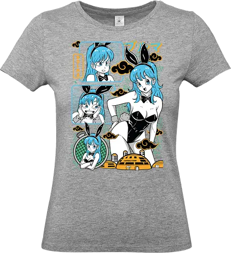 Bulma - Dragon, bulma, bulma briefs, anime girl, classic anime, manga anime, japanese anime, anime art, otaku style - Standard T-Shirt (Women)
