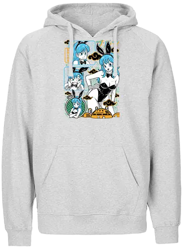 Bulma - Dragon, bulma, bulma briefs, anime girl, classic anime, manga anime, japanese anime, anime art, otaku style - Fairtrade Hoodie