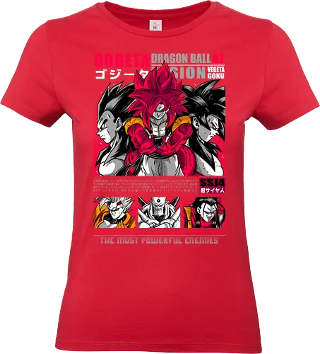 Gogeta ssj4 - dragon ball gt, gogeta ssj4, super saiyan 4, anime fusion, shonen anime, manga anime, japanese anime, anime art, otaku style - Standard T-Shirt (Women)