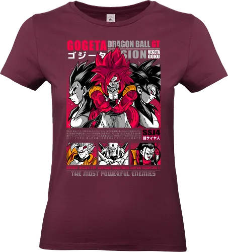 Gogeta ssj4 - dragon ball gt, gogeta ssj4, super saiyan 4, anime fusion, shonen anime, manga anime, japanese anime, anime art, otaku style - Standard T-Shirt (Women)