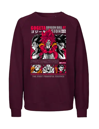Gogeta ssj4 - dragon ball gt, gogeta ssj4, super saiyan 4, anime fusion, shonen anime, manga anime, japanese anime, anime art, otaku style - Fairtrade Sweatshirt