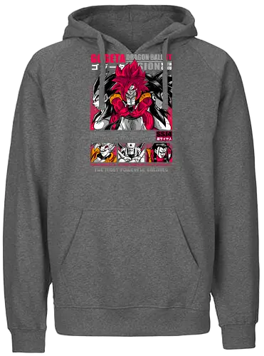 Gogeta ssj4 - dragon ball gt, gogeta ssj4, super saiyan 4, anime fusion, shonen anime, manga anime, japanese anime, anime art, otaku style - Fairtrade Hoodie