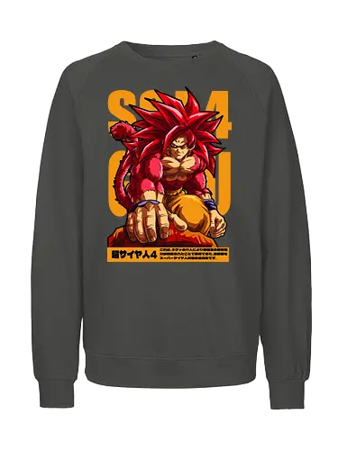 Goku ssj4 - dragon ball gt, goku ssj4, super saiyan 4, anime character, shonen anime, manga anime, japanese anime, anime art, otaku style - Fairtrade Sweatshirt