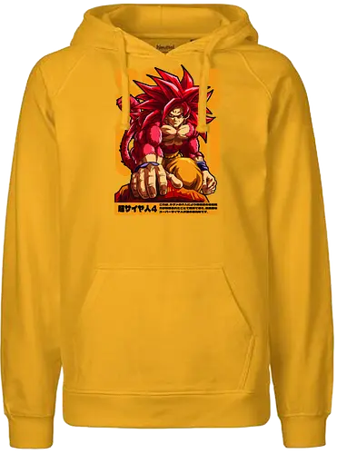 Goku ssj4 - dragon ball gt, goku ssj4, super saiyan 4, anime character, shonen anime, manga anime, japanese anime, anime art, otaku style - Fairtrade Hoodie