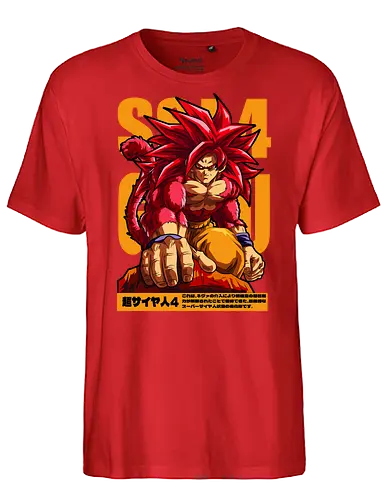 Goku ssj4 - dragon ball gt, goku ssj4, super saiyan 4, anime character, shonen anime, manga anime, japanese anime, anime art, otaku style - Fairtrade T-Shirt