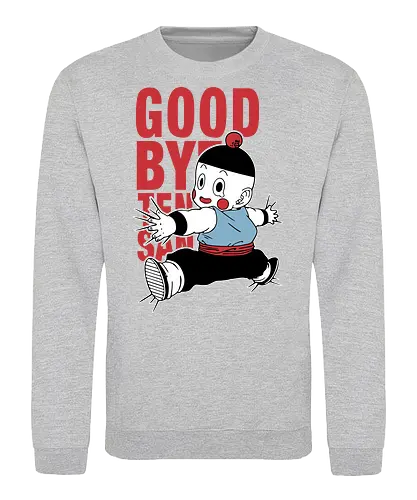 Goodbye Ten-san - dragon ball z, chiaotzu, chaos dragon ball, goodbye tien, emotional anime, anime moment, classic anime, manga anime, japanese anime, anime art - Sweatshirt
