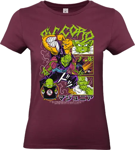 Piccoro - dragon ball z, piccolo, namekian warrior, anime character, shonen anime, manga anime, japanese anime, anime art, otaku style - Standard T-Shirt (Women)