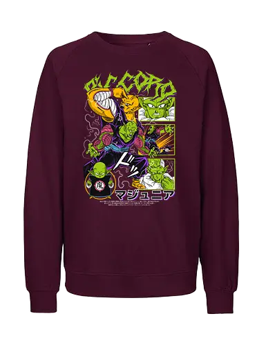 Piccoro - dragon ball z, piccolo, namekian warrior, anime character, shonen anime, manga anime, japanese anime, anime art, otaku style - Fairtrade Sweatshirt