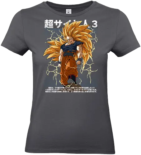 Son Goku ssj3 - dragon ball z, goku ssj3, super saiyan 3, anime character, shonen anime, manga anime, japanese anime, anime art, otaku style - Standard T-Shirt (Women)