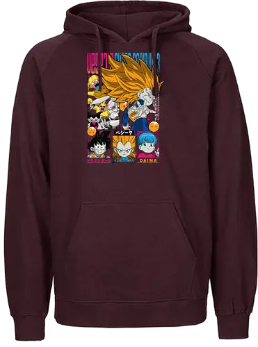 Vegeta Ssj3 Daima - dragon ball daima, vegeta ssj3, vegeta super saiyan 3, super saiyan 3, anime character, saiyan warrior, shonen anime, manga anime, japanese anime, anime art - Fairtrade Hoodie