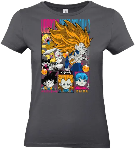 Vegeta Ssj3 Daima - dragon ball daima, vegeta ssj3, vegeta super saiyan 3, super saiyan 3, anime character, saiyan warrior, shonen anime, manga anime, japanese anime, anime art - Standard T-Shirt (Women)
