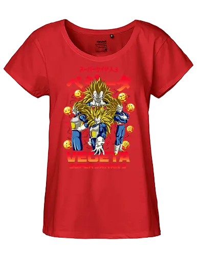 Vegeta Ssj3 - dragon ball z, vegeta ssj3, vegeta super saiyan 3, super saiyan 3, anime character, saiyan warrior, shonen anime, manga anime, japanese anime, anime art - Fairtrade Girl Shirt