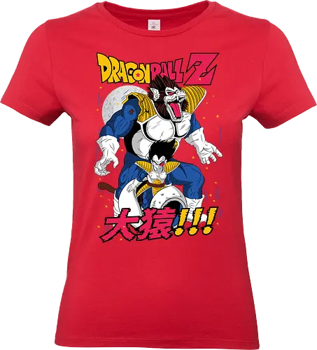 Vegeta Ozaru - dragon ball z, vegeta ozaru, great ape vegeta, saiyan transformation, anime villain, shonen anime, manga anime, japanese anime, anime art - Standard T-Shirt (Women)