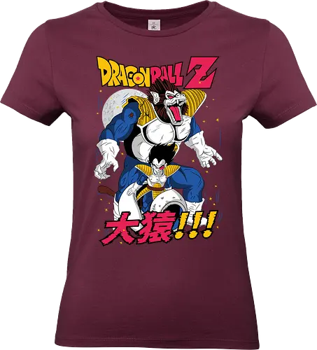 Vegeta Ozaru - dragon ball z, vegeta ozaru, great ape vegeta, saiyan transformation, anime villain, shonen anime, manga anime, japanese anime, anime art - Standard T-Shirt (Women)