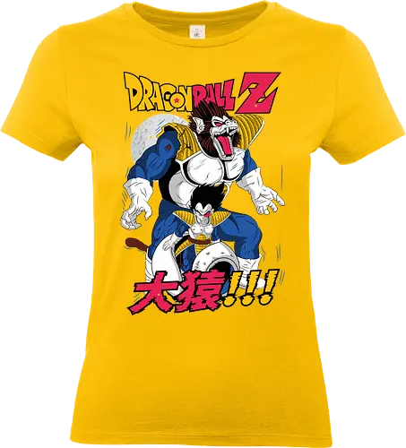 Vegeta Ozaru - dragon ball z, vegeta ozaru, great ape vegeta, saiyan transformation, anime villain, shonen anime, manga anime, japanese anime, anime art - Standard T-Shirt (Women)
