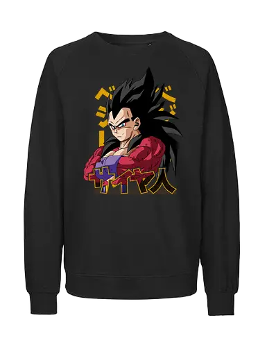 Vegeta Ssj4 - dragon ball gt, vegeta ssj4, super saiyan 4, saiyan warrior, anime character, shonen anime, manga anime, japanese anime, anime art - Fairtrade Sweatshirt