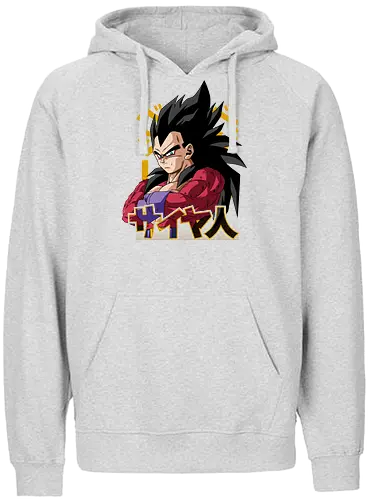 Vegeta Ssj4 - dragon ball gt, vegeta ssj4, super saiyan 4, saiyan warrior, anime character, shonen anime, manga anime, japanese anime, anime art - Fairtrade Hoodie