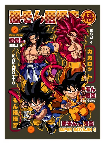 Son Goku Super Saiyajin 4