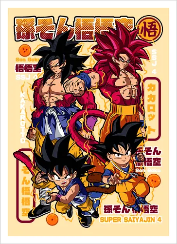 Son Goku Super Saiyajin 4