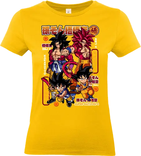 Son Goku Super Saiyajin 4 - dragon ball daima, goku ssj4, super saiyan 4, daima goku, anime character, saiyan warrior, shonen anime, manga anime, japanese anime, anime art - Standard T-Shirt (Women)