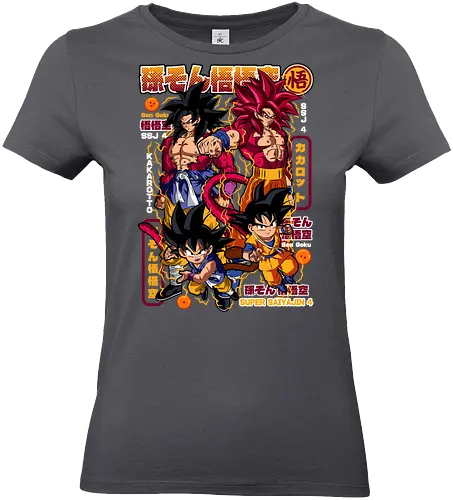 Son Goku Super Saiyajin 4 - dragon ball daima, goku ssj4, super saiyan 4, daima goku, anime character, saiyan warrior, shonen anime, manga anime, japanese anime, anime art - Standard T-Shirt (Women)