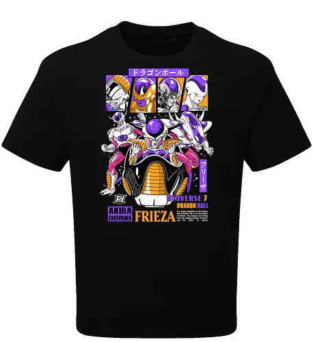 Frieza - dragon ball z, frieza, galactic emperor, anime villain, shonen anime, manga anime, japanese anime, anime art, otaku style - Oversize T-Shirt