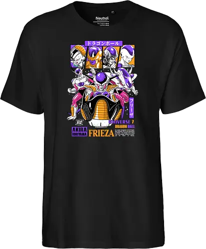 Frieza - dragon ball z, frieza, galactic emperor, anime villain, shonen anime, manga anime, japanese anime, anime art, otaku style - Fairtrade T-Shirt
