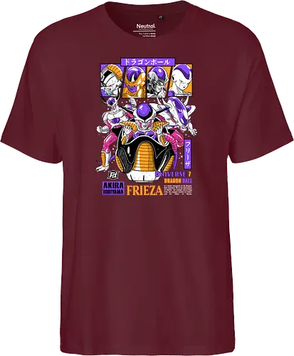 Frieza - dragon ball z, frieza, galactic emperor, anime villain, shonen anime, manga anime, japanese anime, anime art, otaku style - Fairtrade T-Shirt