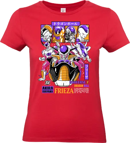 Frieza - dragon ball z, frieza, galactic emperor, anime villain, shonen anime, manga anime, japanese anime, anime art, otaku style - Standard T-Shirt (Women)