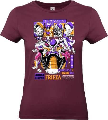 Frieza - dragon ball z, frieza, galactic emperor, anime villain, shonen anime, manga anime, japanese anime, anime art, otaku style - Standard T-Shirt (Women)