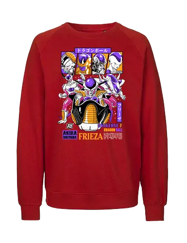 Frieza - dragon ball z, frieza, galactic emperor, anime villain, shonen anime, manga anime, japanese anime, anime art, otaku style - Fairtrade Sweatshirt