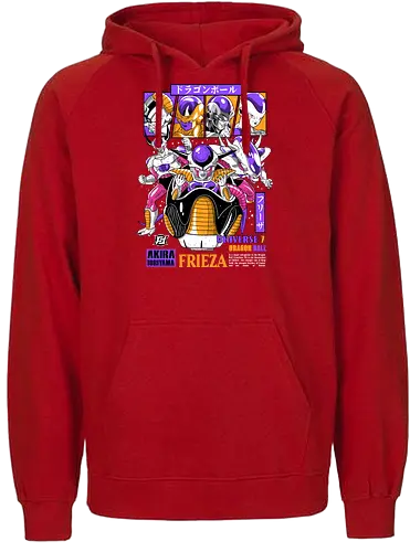 Frieza - dragon ball z, frieza, galactic emperor, anime villain, shonen anime, manga anime, japanese anime, anime art, otaku style - Fairtrade Hoodie