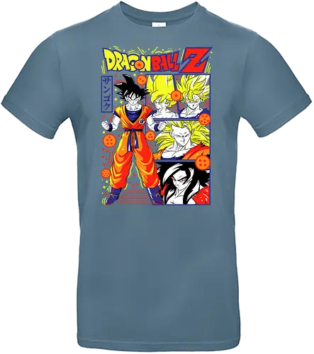 Goku Dragon Z - dragon ball z, goku, son goku, anime hero, saiyan warrior, shonen anime, manga anime, japanese anime, anime art - Standard T-Shirt