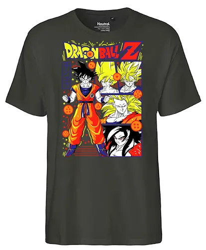 Goku Dragon Z - dragon ball z, goku, son goku, anime hero, saiyan warrior, shonen anime, manga anime, japanese anime, anime art - Fairtrade T-Shirt
