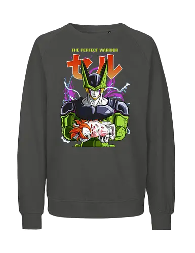 Cell Perfect - dragon ball z, perfect cell, cell saga, bio android, anime villain, shonen anime, manga anime, japanese anime, anime art - Fairtrade Sweatshirt
