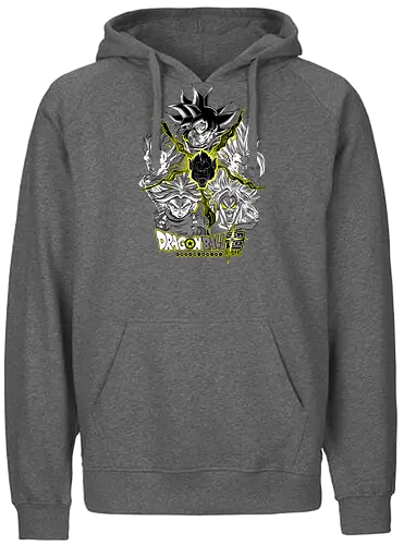 Super Saiyans - super saiyans, dragon ball z, goku super saiyan, gohan super saiyan, vegeta super saiyan, trunks super saiyan, broly super saiyan, saiyan warriors, shonen anime, anime art - Fairtrade Hoodie