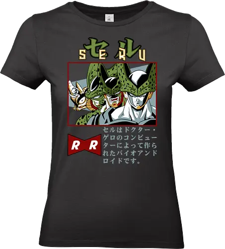 Cell Transformations - dragon ball z, cell transformations, imperfect cell, semi perfect cell, perfect cell, cell saga, anime villain, shonen anime, manga anime, anime art - Standard T-Shirt (Women)