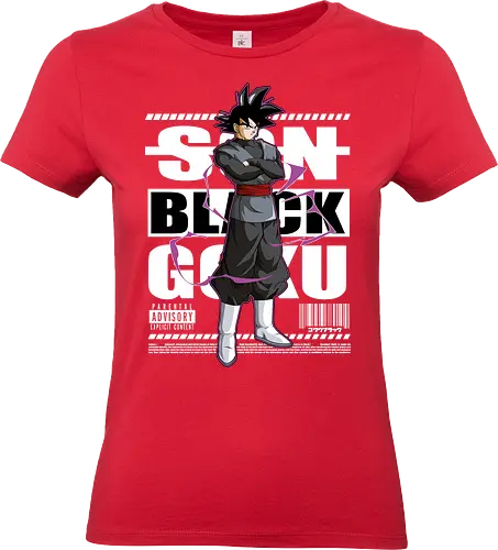 Black Goku - dragon ball super, goku black, zamasu, anime villain, dark saiyan, shonen anime, manga anime, japanese anime, anime art - Standard T-Shirt (Women)