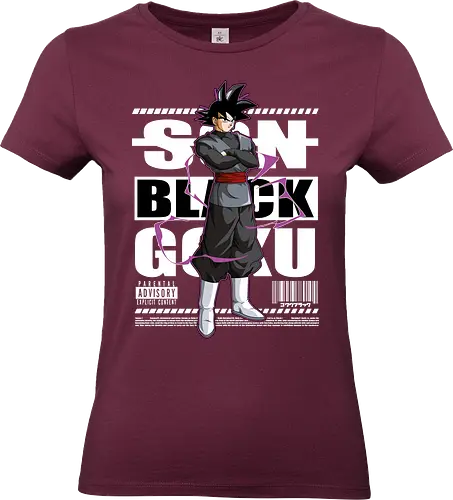 Black Goku - dragon ball super, goku black, zamasu, anime villain, dark saiyan, shonen anime, manga anime, japanese anime, anime art - Standard T-Shirt (Women)