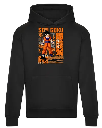 Son Goku - dragon ball z, son goku, goku, anime hero, saiyan warrior, shonen anime, manga anime, japanese anime, anime art - Heavyweight Hoodie