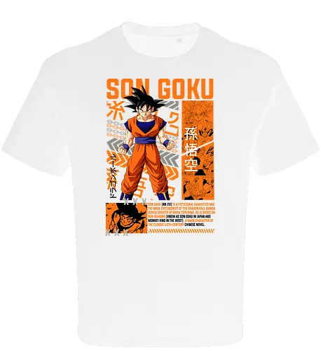 Son Goku - dragon ball z, son goku, goku, anime hero, saiyan warrior, shonen anime, manga anime, japanese anime, anime art - Oversize T-Shirt