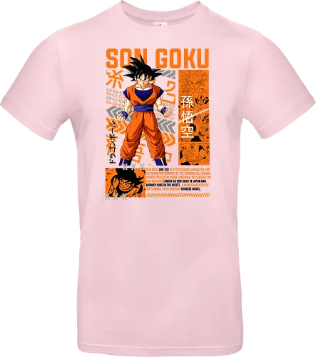 Son Goku - dragon ball z, son goku, goku, anime hero, saiyan warrior, shonen anime, manga anime, japanese anime, anime art - Standard T-Shirt