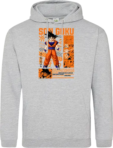 Son Goku - dragon ball z, son goku, goku, anime hero, saiyan warrior, shonen anime, manga anime, japanese anime, anime art - Standard Hoodie