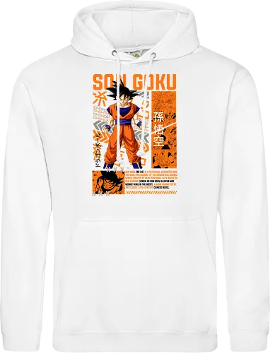 Son Goku - dragon ball z, son goku, goku, anime hero, saiyan warrior, shonen anime, manga anime, japanese anime, anime art - Standard Hoodie