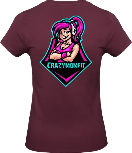 Crazymomfit - gaming, gamer, zocken, nerd, humor, lustig, spruch, illustration, design, fun - Standard T-Shirt (Women)