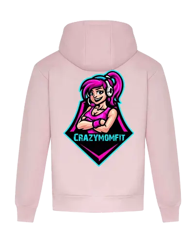Crazymomfit - gaming, gamer, zocken, nerd, humor, lustig, spruch, illustration, design, fun - Heavyweight Hoodie