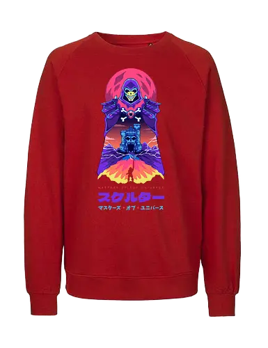 SKELETOR - masters of the universe, skeletor, motu, he man, he man and the masters of the universe, vintage, 90s, tv show, retro - Fairtrade Sweatshirt