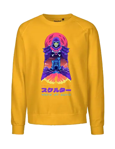 SKELETOR - masters of the universe, skeletor, motu, he man, he man and the masters of the universe, vintage, 90s, tv show, retro - Fairtrade Sweatshirt