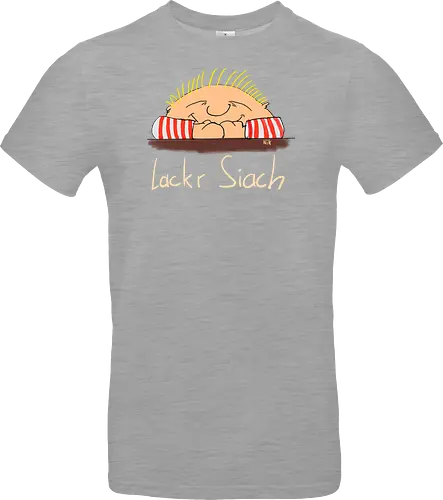 Lackr Siach, helle Schrift