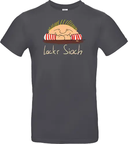 Lackr Siach, helle Schrift